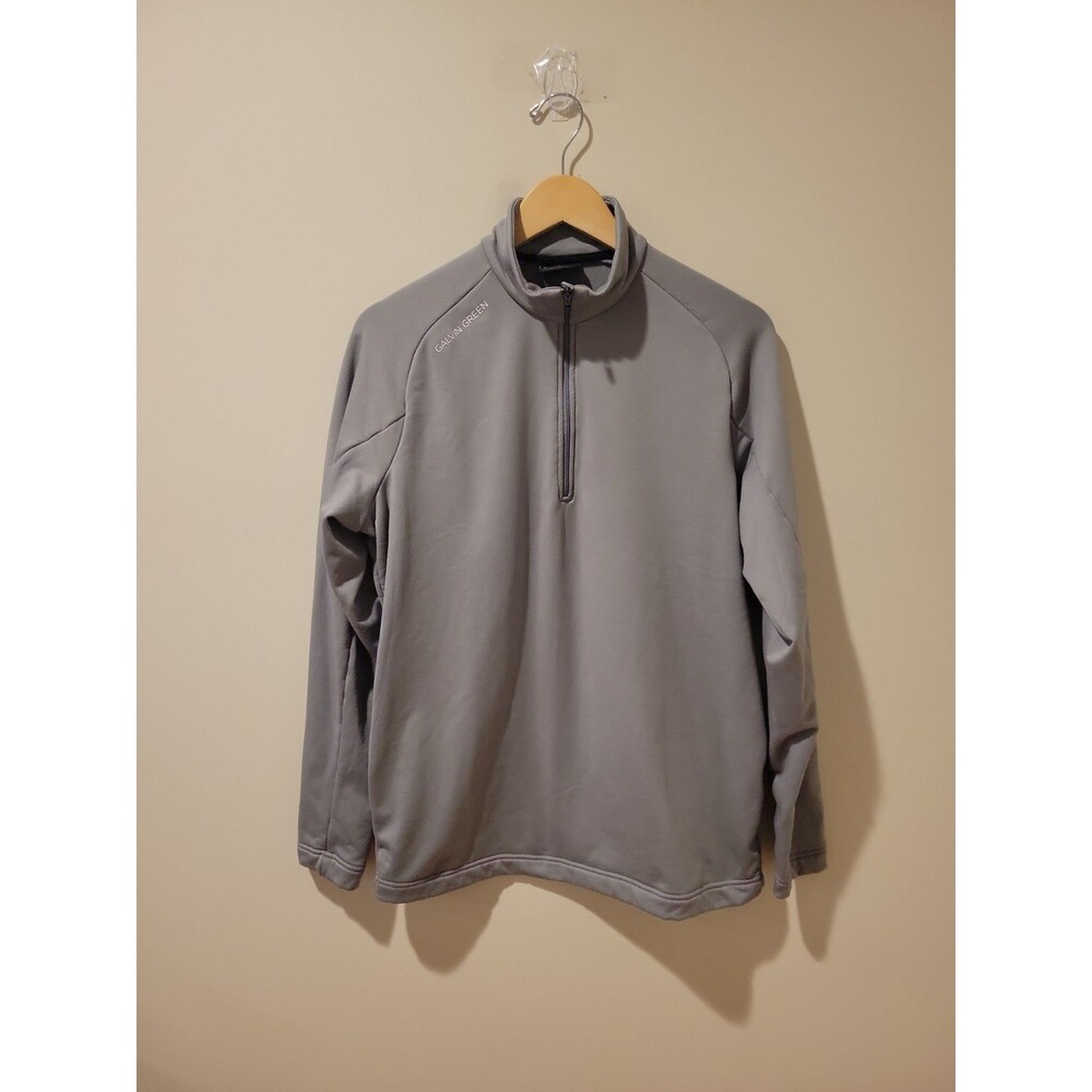 Galvin Green Sweater Mens Large 1/4 Zip Pullover Polartec Performance Golf Top